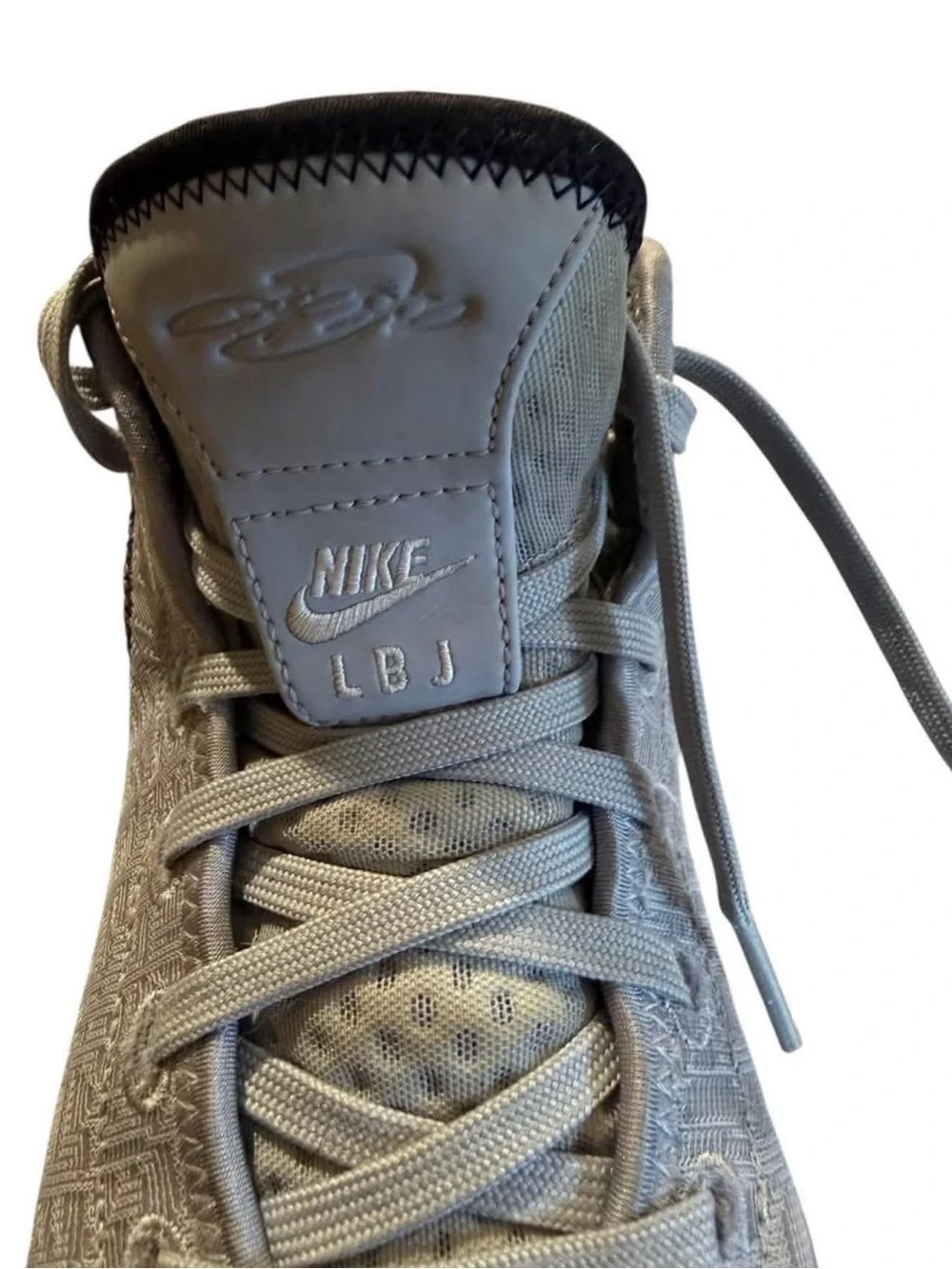 Nike Men's Zoom LeBron NXXT GEN Athletic Shoes - Gray White Gold